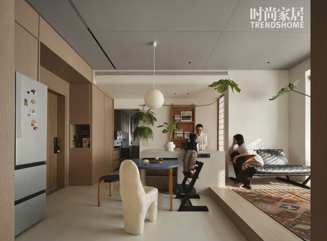 ²全屋打通采光翻倍不要太舒服～AG旗舰厅南京夫妻俩的93m(图3)